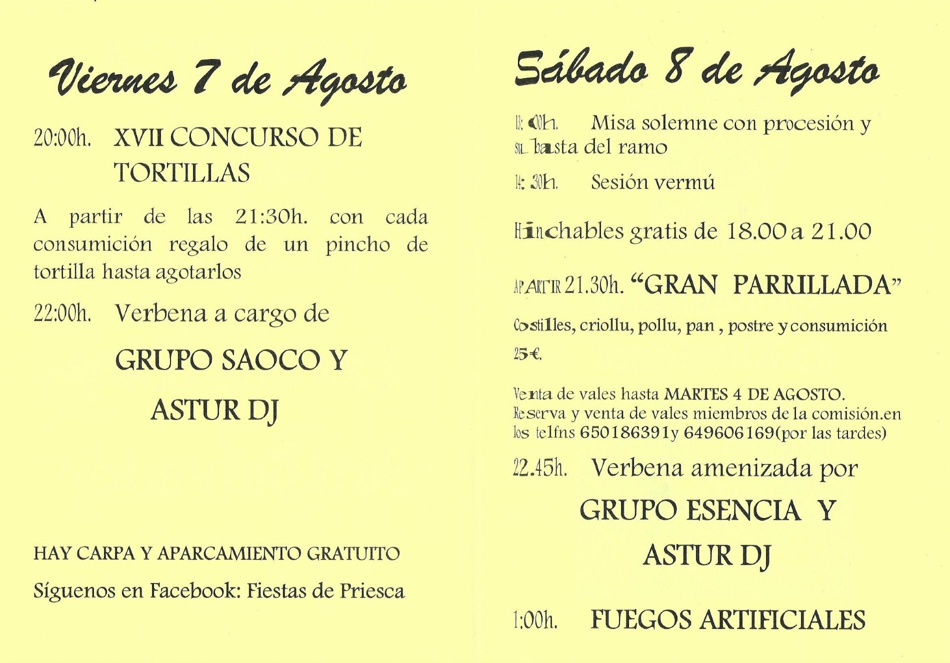 Fiesta de Priesca