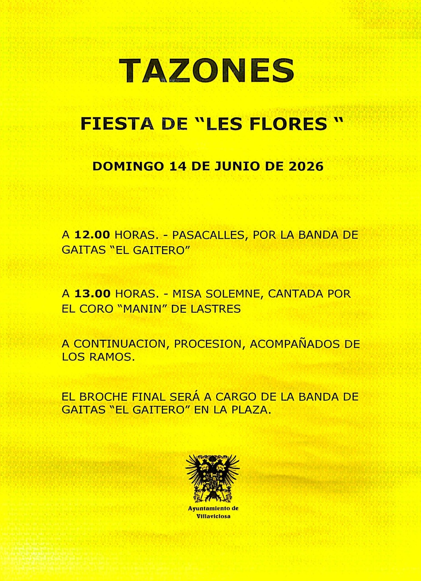 Fiesta de les Flores Tazones