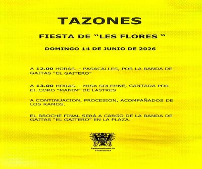 FIESTA  DE  LES  FLORES  EN  TAZONES