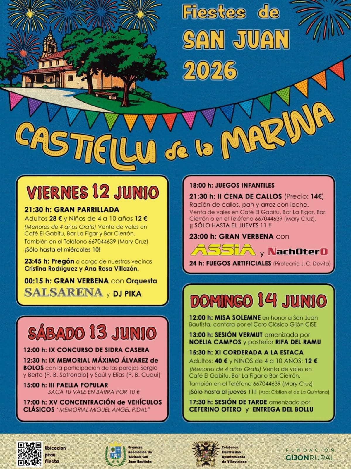 programa Fiesta Castiellu de la Marina